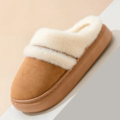 Hnewly Fashion Fluffy Plush Thick Bottom Slippers New Winter Womens Thicken Warm Slippers Casual Indoor Indoor Cotton Slides Shoes