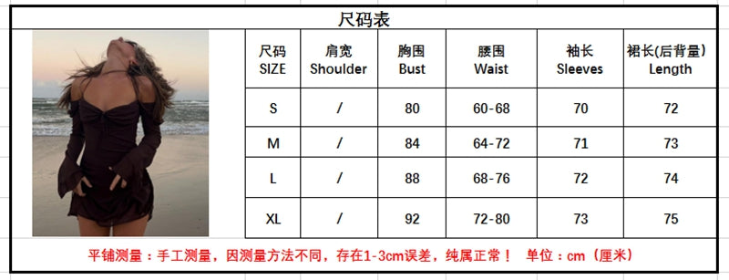 Hnewly Y2K Fairycore Mesh Halter Dress Chic Women Flare Sleeve Side Drawstring Ruched Mini Dress Elegant Lady Beach Holiday Club Party