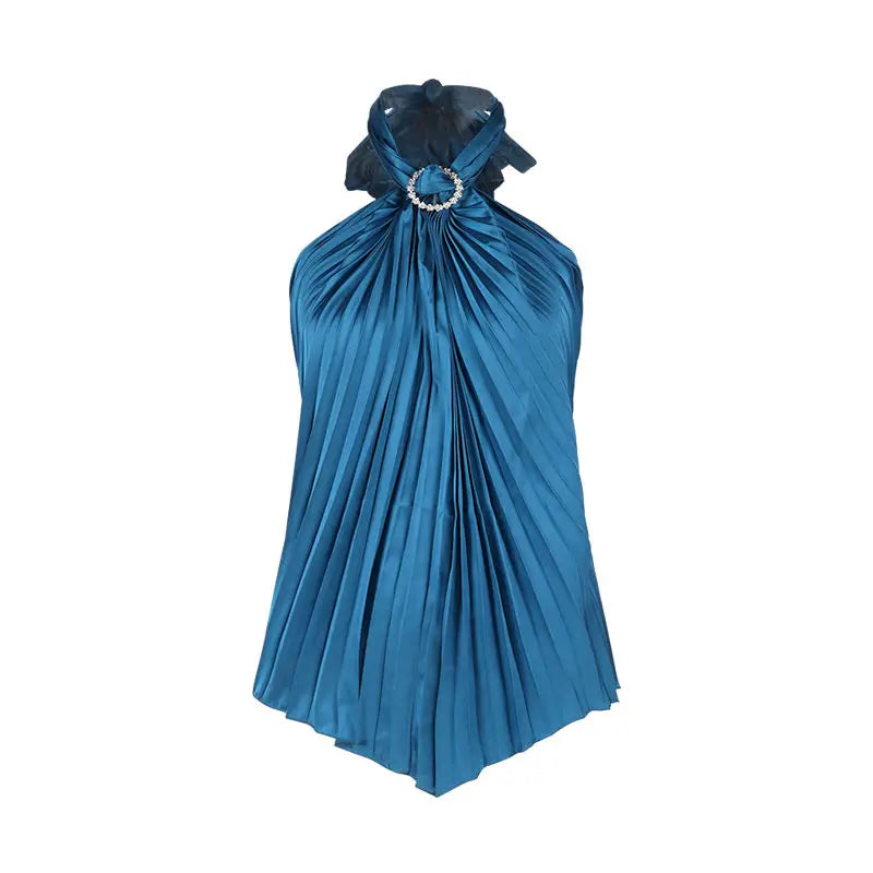 Hnewly  Woman Camis Sleeveless Halter Slim Outwear Summer Fashion Solid Sexy Elegant Sweet Tank Tops Female Casual Party