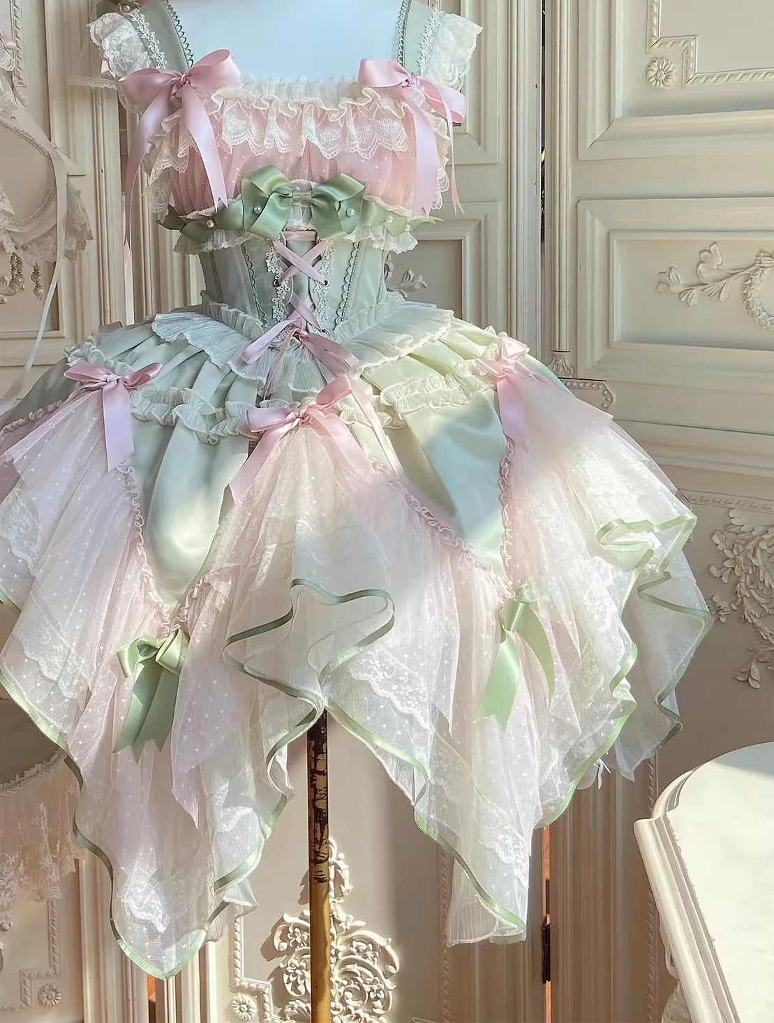 Hnewly  Lolita Dresses for Woman New Spring and Summer Suspender Dress Jsk Sweet Girl's Wedding Dress Birthday Party Ball Gown Vestidos