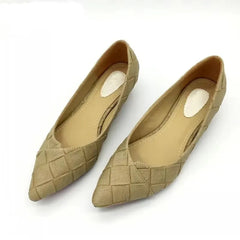 Lunivop  Women's Pointed Toe Pumps Spring Autumn  Shallow Slip On Women Low Heel Pumps Office Lady Casual Single Shoes
