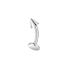 Hnewly  1pcs Stainless Steel Curved Barbell Lip Stud Labret Banana Ring Piercing Jewelry Cartilage Daith Tragus Helix Conch Earrings
