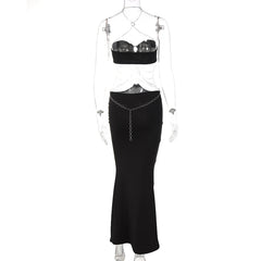 Hnewly  Maternity Dress Photoshoot Sexy Black Strapless Bodycon Gown Pregnancy Photography Prop Elegant Studio Photo Shoot Outfit