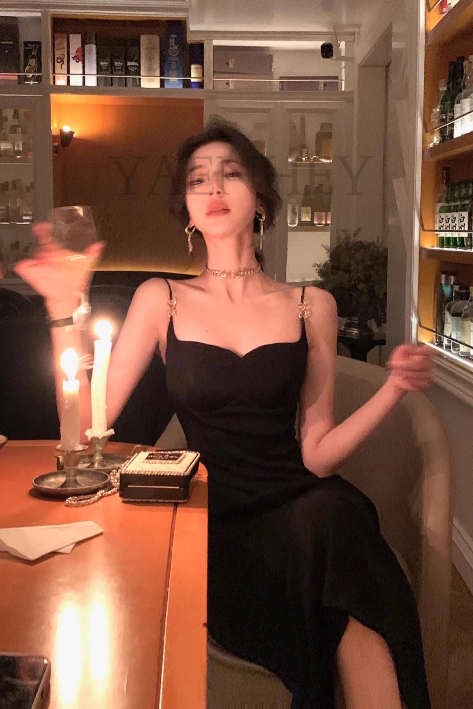 Hnewly Vintage Designer Fashion Sexy Slim Fit Bodycon Dress for Women Long Party Club Prom Evening Strap Midi Dresses Summer 2024 Robe