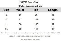 Hnewly  Autumn/winter American Sweatshirt Hip-hop punk style pants High street Harajuku emo style subculture Loose casual long pant