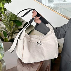 Hnewly  Minimalist Elegant Crossbody Bag For Business Women With Solid Color And Unique Letter Logo