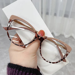 Lunivop  Fashion Cat Eye Optical Glasses Frames Women Vintage Clear Lens Optical Eyeglasses Frame Prescription Spectacle Frames