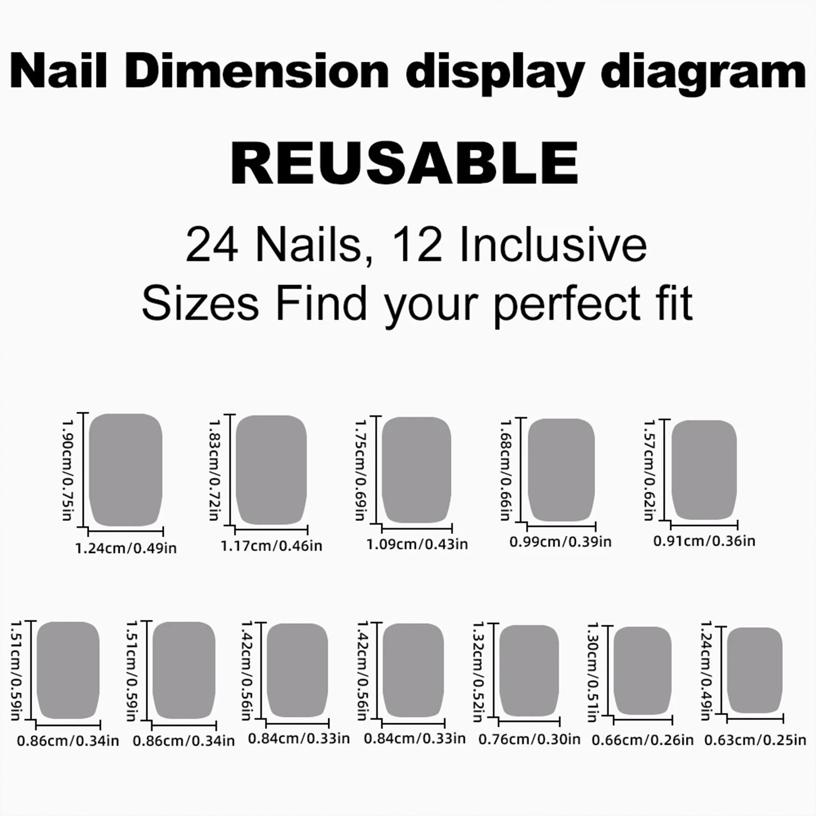 Hnewly 24pcs Pink Shiny Press-on Nails Cat Eye Glitter Artificial Nail Patch For Lady Women Manicure DIY Art Supplies with Jelly Glue
