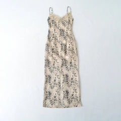 Lunivop  New Sexy Leopard Print Spliced Lace V neck Short Sling Dress Women Side Zipper Back Slit Chiffon Tank Femme Vestidos Robe