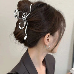 Lunivop  Metal Bow Hair Claw Clips For Women Girls Clamps Korea Geometric Grab Large Metal Hairpins Barrettes Fashion Hair Accessories