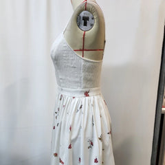 Hnewly  Women's Vintage Summer Suspender Floral Irregular Hem Mini Dress Boho Beach Sundress Party Festival Evening Dresses Vestidos