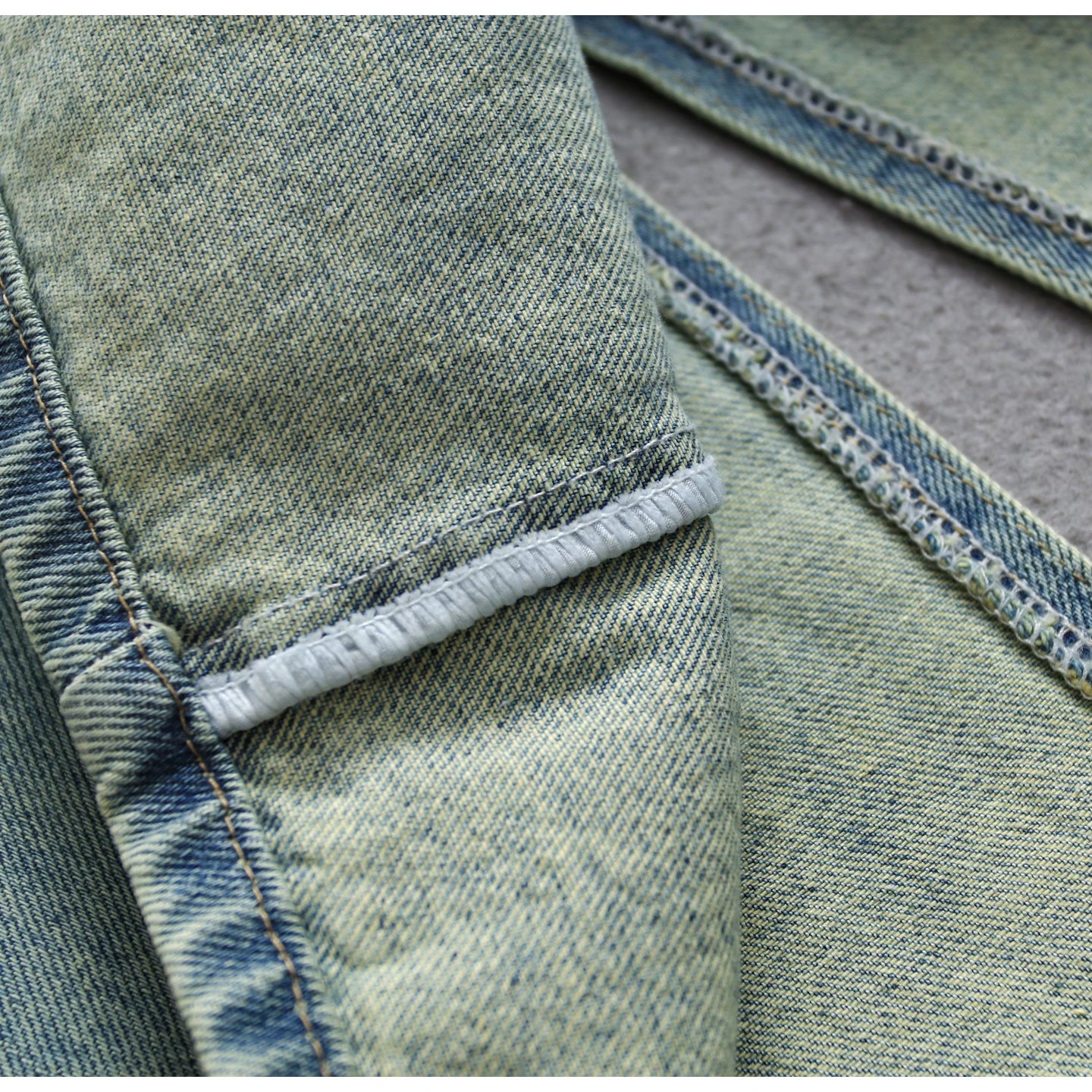 Hnewly  Splitted High Waisted Denim Skirt Women's Versatile Mid Length Jeans Skirt Autumn Light Color Fashion Double Pocket Skirts