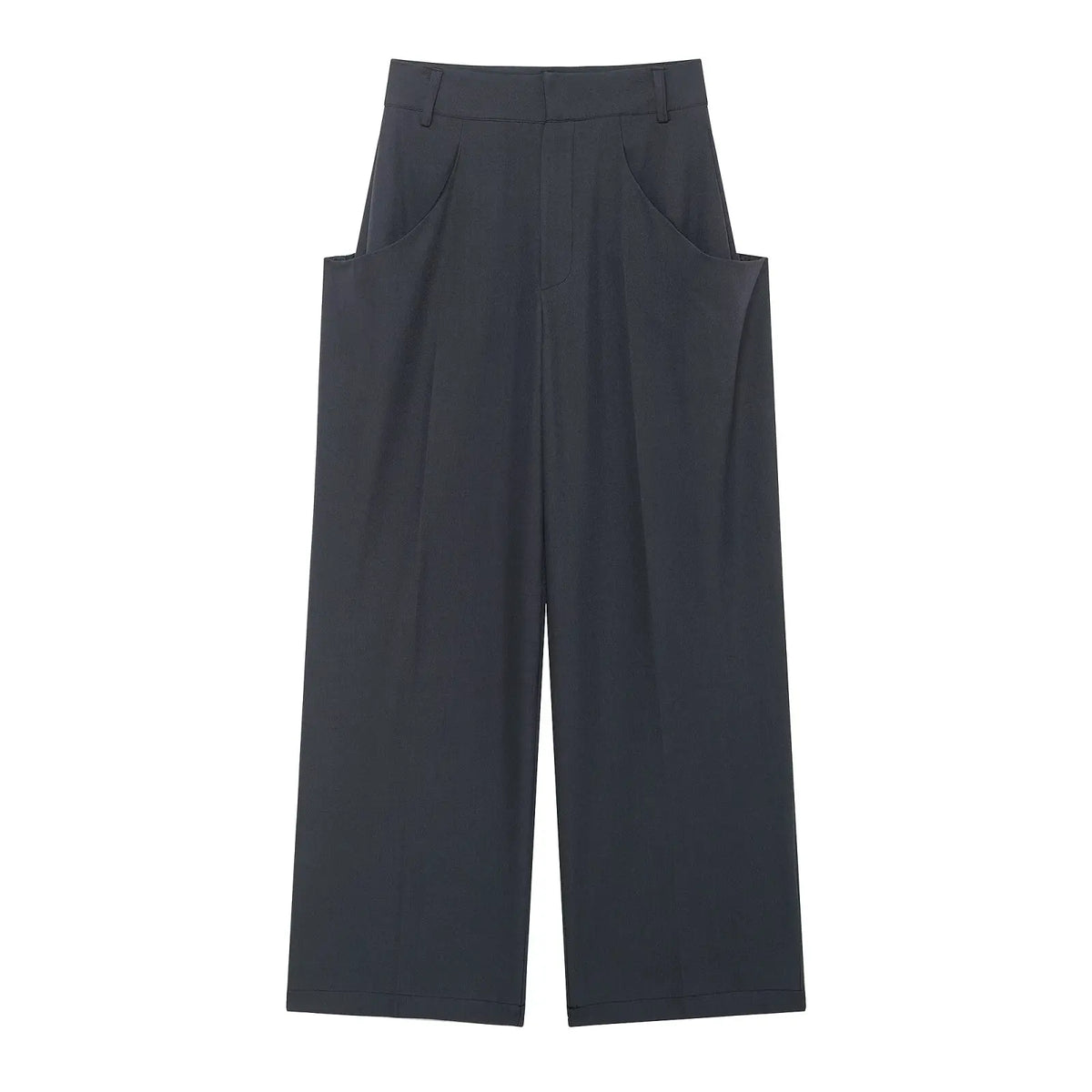 Hnewly  Women'S Loose Spring New High Waist Wide Legs Casual Trousers Fashion Trend Female Suit Straight Pants