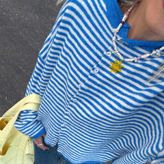 Hnewly  Women Aesthetic Knitted Cardigan Sweaters Long Sleeve Button Down Slim Knitwear Tops Y2k Vintage Casual Jumper Tops