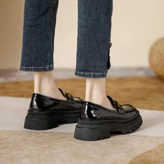 Hnewly  Women's Shoes Loafers Korean Style Non Slip Ladies Pumps Popular Elegant Dress Footwear Comfortable Spring Wholesale Lastest On