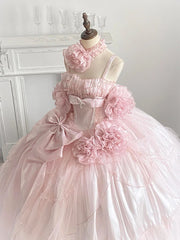Hnewly  Elegant Japanese Lolita Wedding Evening Dresses Women's Pink Dress Birthday Princess Dress  Bar Mitzvah Dinner Jsk Dresses