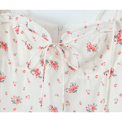 Lunivop  Sexy Off Shoulder Floral Print Sweet Dress Women Short Sleeve A-line Mini Summer Dresses Holiday Robe