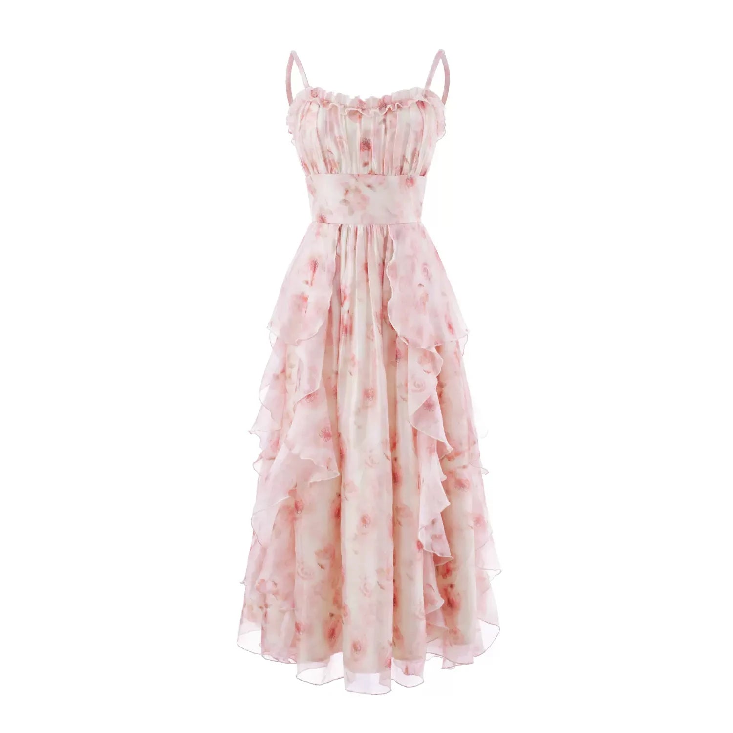 Hnewly 2 Piece Dress Sets Women Elegant Chiffon Summer Casual Slim Strap Dress + Fairy Cardigan Fashion Chic Vintage Suit Even Party