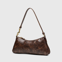 Hnewly  Spicy Girl Design Underarm Bags for Women  New Style Vintage Soft PU Leather Single Shoulder Crossbody Bag with Phone