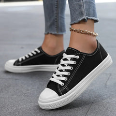Lunivop  Spring Autumn Canvas Shoes Unisex Casual Breathable Student Sneakers Korean Style Versatile Plain Color Men's Women's Shoes