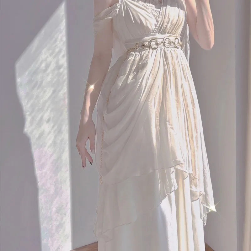 Hnewly  Greek Style Suspender Dress Lolita Elegant Gorgeous Lady