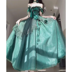 Hnewly  Forest Style Lolita Dress Evening Gown for Women New High-end Elegant Lady Vintage Princess Style Birthday Dresses