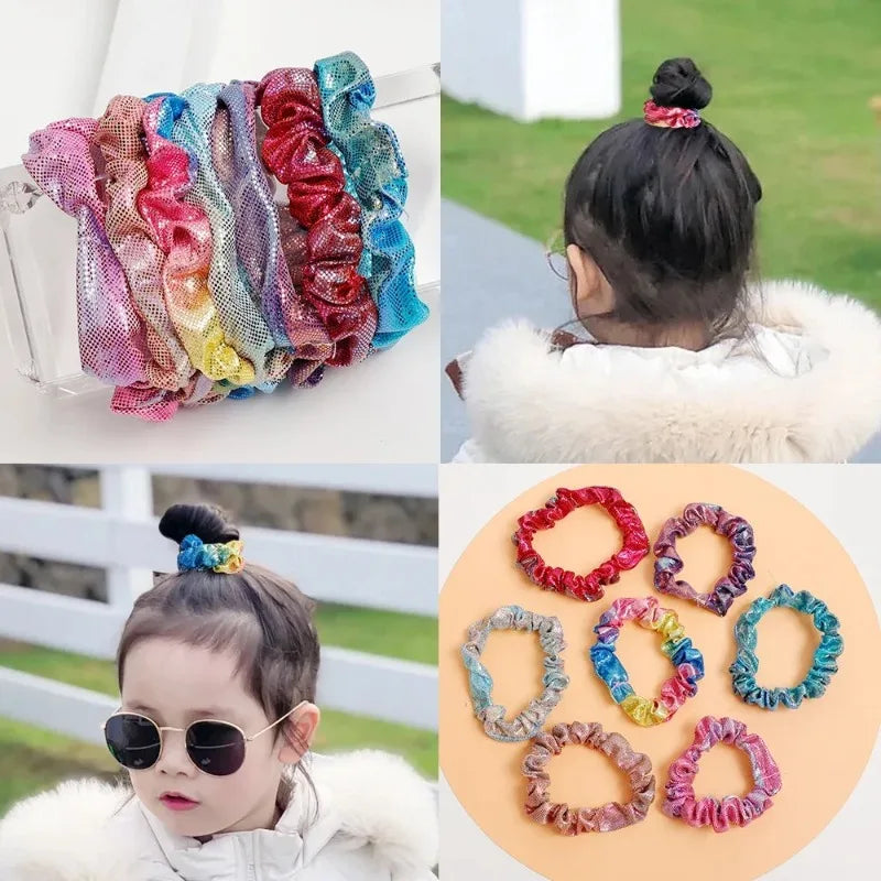 Hnewly Fashion Korean Head Rope Hair Bands for Women Intestine Shaped Elastic Hair Ties High Ponytail Styling Headwear Hair Accessories