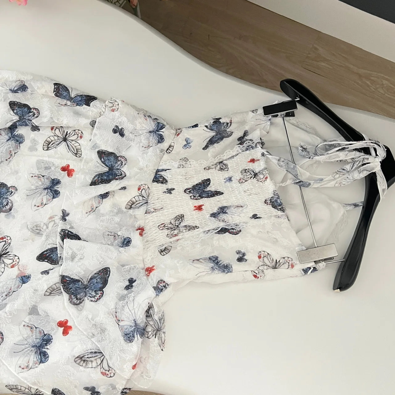 Hnewly Vintage 2000s Y2k Irregular Midi Dress Female Short Party japanese Print Sleeveless Dress One Piece Dress Korean Fashion Summer