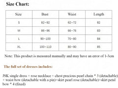 Hnewly  Elegant Bow Flower Sling Dresses Women Y2K JSK Lolita Kawaii Sweet Trailing Bow Ruffled Slim Sleeveless Mini Princess Dresses