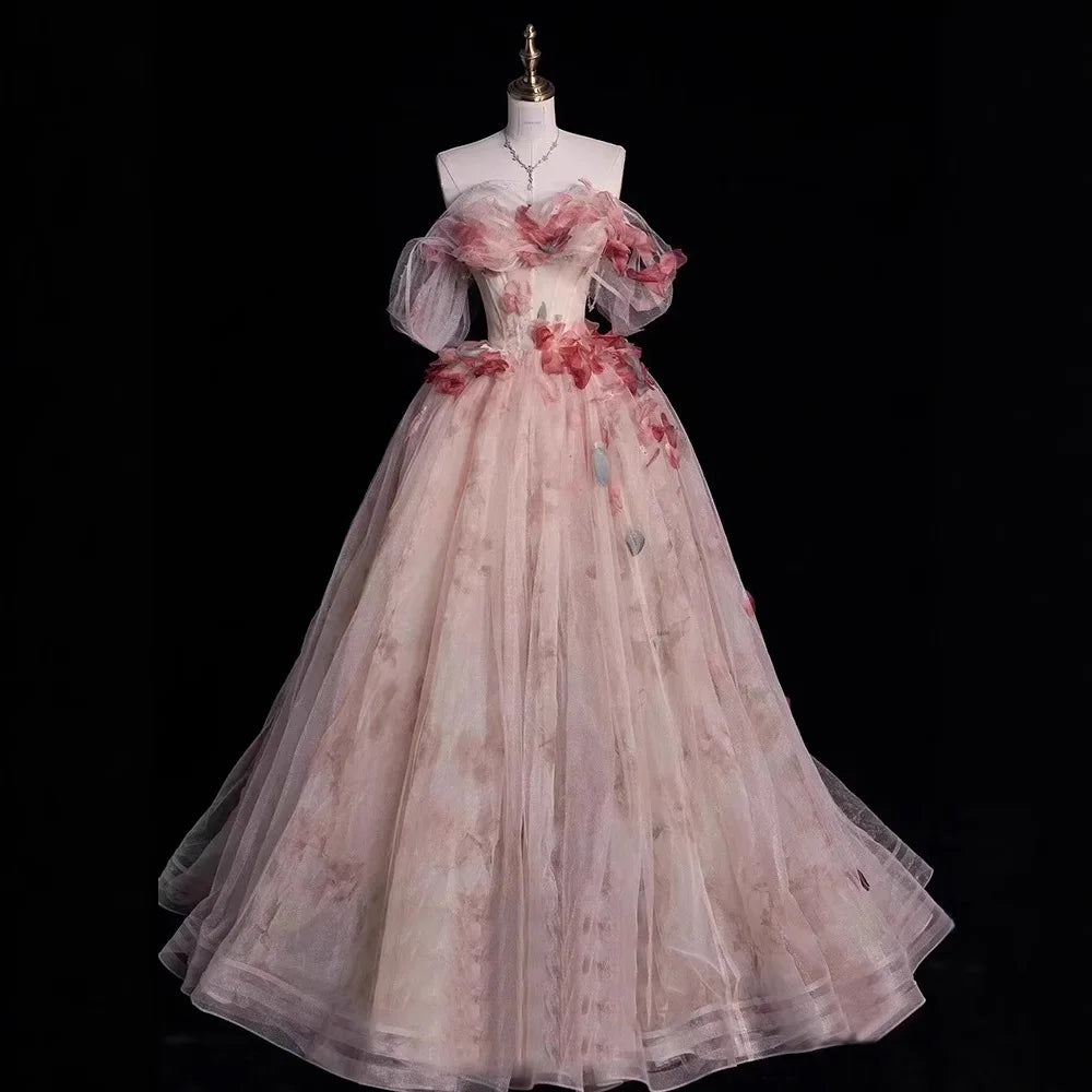 Hnewly Banquet Evening Dress Female 2025 New Style High End Luxury Light Luxury Niche Wedding Dress French Toast Bridal Engagement