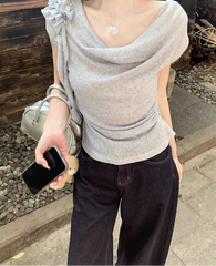 Hnewly  Fashion T Shirts Women Flowers Swinging Collar Short Sleeve Summer Fashion Sweet Elegant Tops Female Casual Tshirt