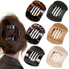 Lunivop  Fashion Leopard Flat Hair Claws Clamp Plastic Duckbill Hair Clip for Women Girls Hairpin Ponytail Styling Tools Hair Accessories