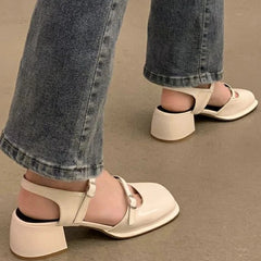 Hnewly  Non-slip Round Toe Sandals Shoes Ladies Casual Summer Hollow Beach Elegant Shoes Korean Fashion Party Shoes Woman Design