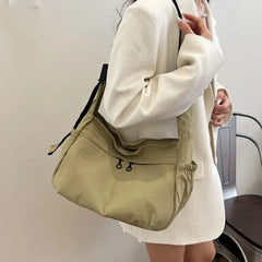 Hnewly  Minimalist Elegant Crossbody Bag For Business Women With Solid Color And Unique Letter Logo