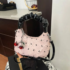 Lunivop  Luxury Designer Letter Emblem Diaper Bag For Women Large Capacity Tote Elegant Leather Crossbody Shoulder Bag Stylish Logo
