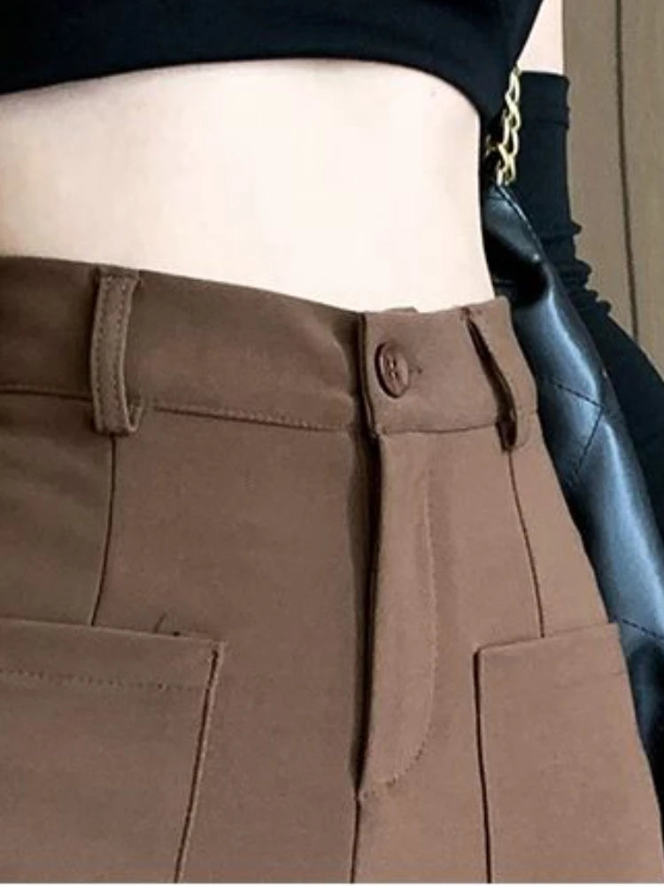 Hnewly Flare Pants Women Slim Casual Sexy Streetwear Basic Solid Spring Chic All-match Korean Style Fashion Soft Ins High Waist Females