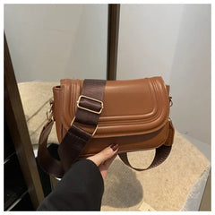 Hnewly  Popular Ladies Leather Handbag With Crossbody Strap, Luxury Shoulder Bag By Famous Designer, Elegant Messenger Tote Classic