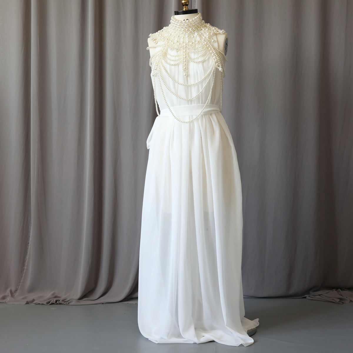 Hnewly  Elegant Maternity Dress Lace Sleeveless Photoshoot Gown Baby shower dress mom Jewelry Two-piece set Pregnant women clothing