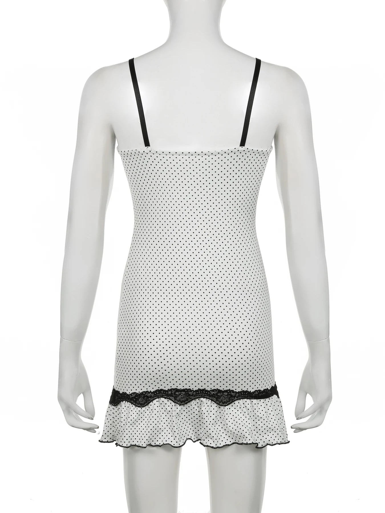 Hnewly Sweet Cute Lace Trim Bodycon Dress Sexy Slim Slash Neck Sleeveless Mini Dresses For Women 2024 Summer Fashion Streetwear