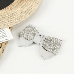 Hnewly  Rhinestone Shoes Decorations Handmade Shiny Bow Shoes Flower Jewelry DIY Bags/Clothes/Shoes High Heel