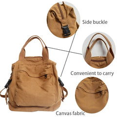 Hnewly  New Vintage Women Backpacks Japanese Style Canvas Travel Backpack Large Capacity Teenagers Schoolbag