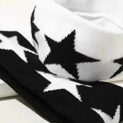Hnewly  1pc Star-shaped Knitted Wide Headband – INS Trendy Hip-hop Sports Hair Accessory for Men and Women