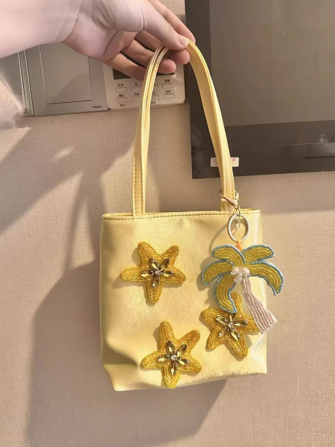 Hnewly  Patchwork Embroidery Luxury Exquisite Women's Handbags Korean Sweet Y2k Aesthetic Clutches Fashion Purses Casual Top-Handle