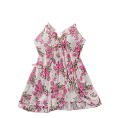 Lunivop  Spicy Floral Print Sheer Cami Nightdress
