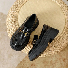 Hnewly  Women's Shoes Loafers Korean Style Non Slip Ladies Pumps Popular Elegant Dress Footwear Comfortable Spring Wholesale Lastest On