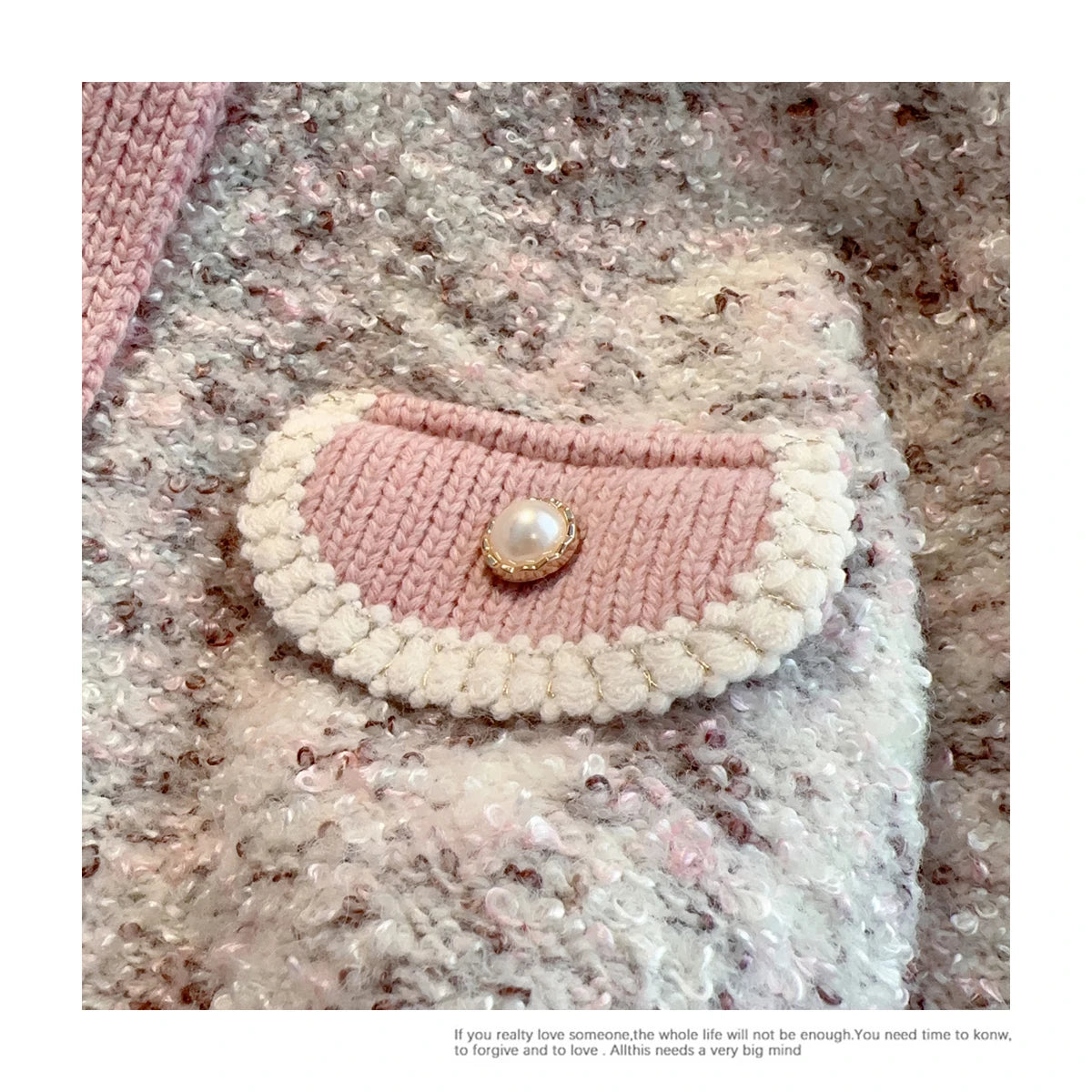 Hnewly  Luxury Pearl Button Sweater Women O-Neck Long Sleeve Cardigan Coat  Single Breasted Warm Jacket Casual All-Matched Knitwear Top