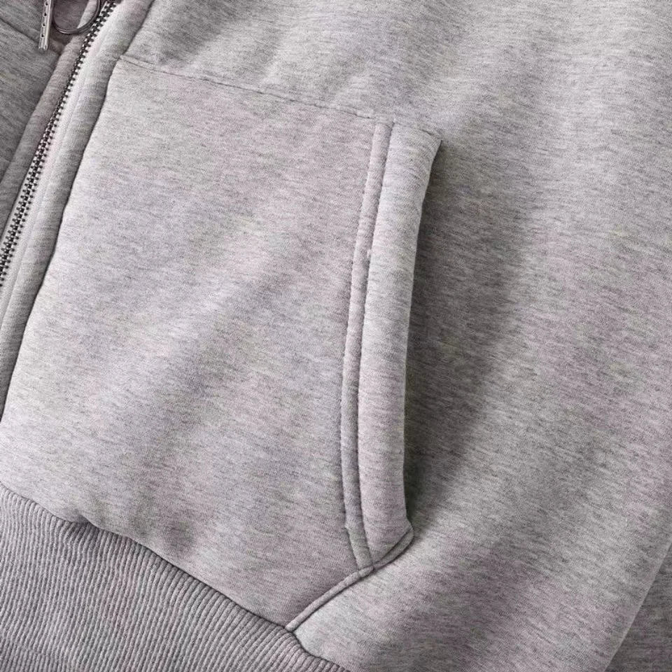 Hnewly comfy outfits winter Women Coat Plush Jackets Solid Color Velvet Thick Warm Winter Hoodies Coat Zipper Sweatshirt Tops Winter Plus Size