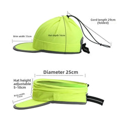 Hnewly  New Design Breathable Baseball Hat Adjustable Quick Dry Sun Protection Cap Foldable UPF 50+ Outdoor Hat Hiking