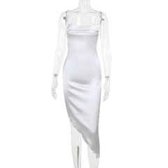 Hnewly Wedding Guest Outfit Summer and Autumn Sexy Elegant Dress Long Adjustable Lace up  Women Evening Party Dress Formal Clothing