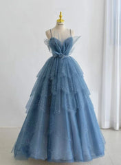 Lunivop  Elegant Spaghetti Strap Evening Dress A-line Sleeveless Prom Dress Sweetheart Formal Party Gowns